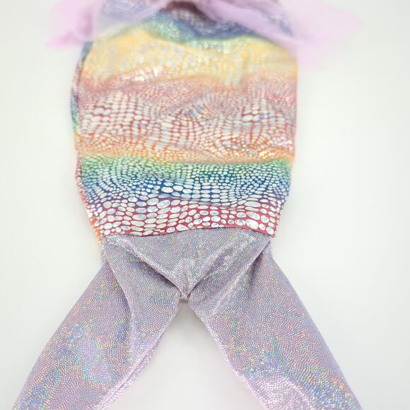 Unbranded Lilac, Blue, Green, Yellow, Red Silver Mermaid Tail for 18" Dolls -GUC - Picture 8 of 12